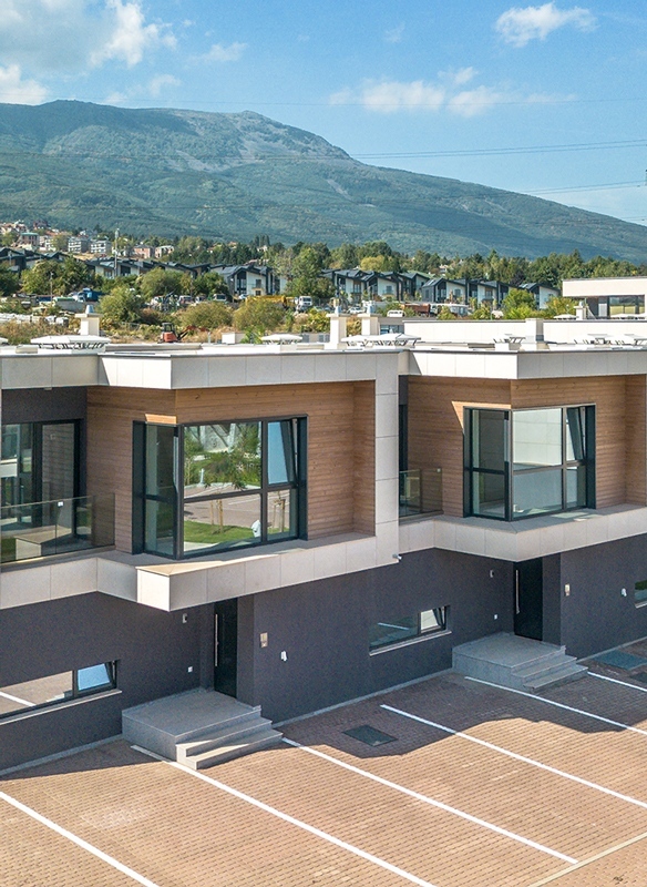 Two-bedroom apartment in a gated complex