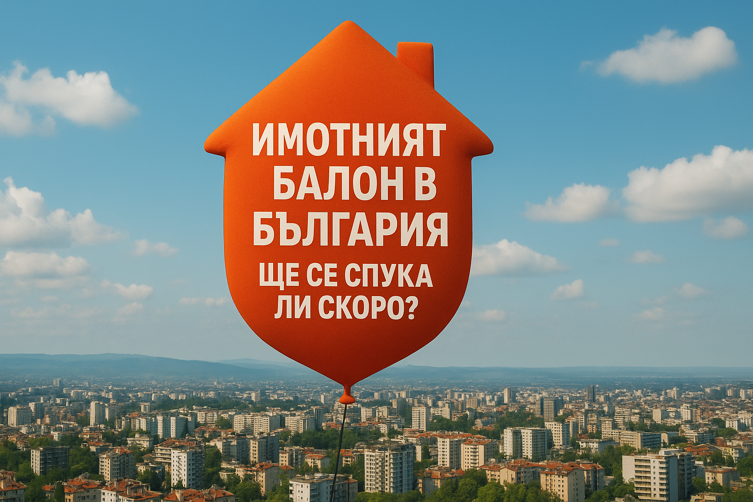 Имотният балон в България: Ще се спука ли скоро?
